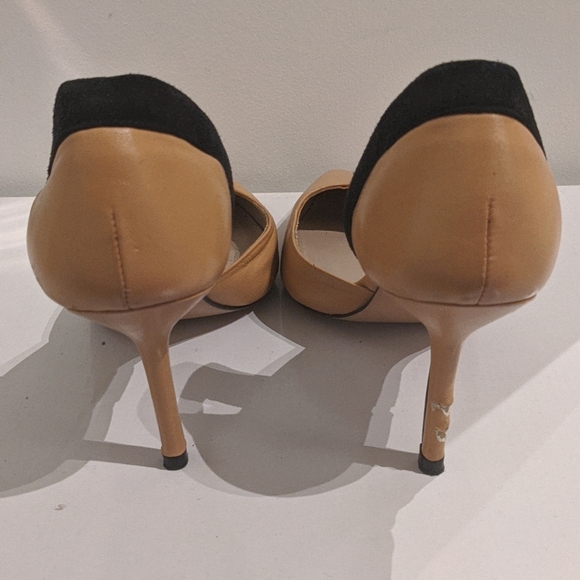 Zara blush and black suede pumps - Picture 5 of 6